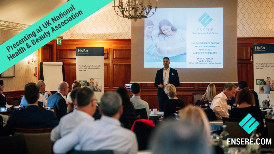 Sahaj Kothari as featured speaker at a UK industry forum